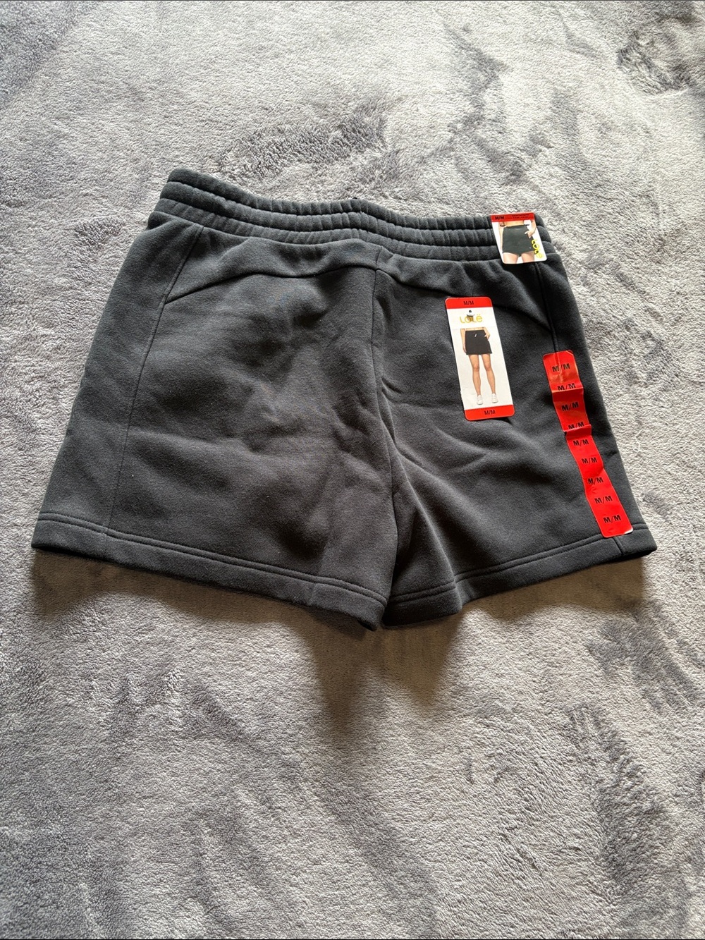 Lole Women's Black Athletic Fleece Shorts